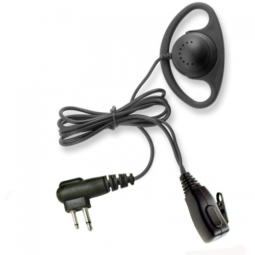 Hytera PD505,PD405, 2 pin plug D shape earpiece